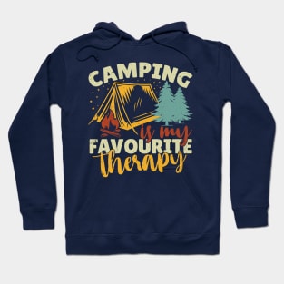 Camping Is My Favorite Therapy Hoodie